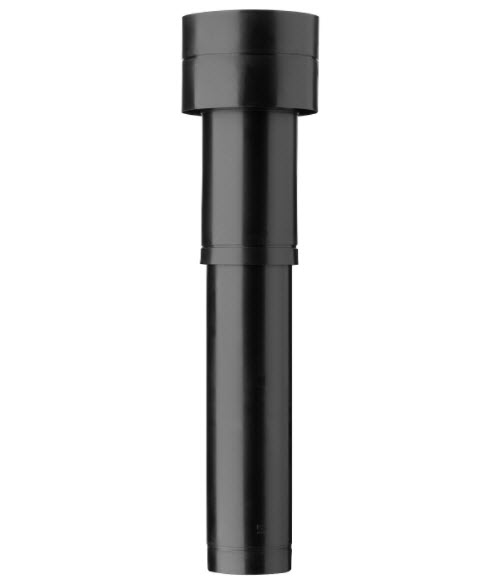 Ubbink geisol. dakdoorvoer 150mm zwart