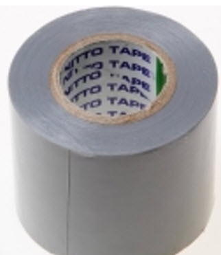 Delville PVC Afdichtingstape 50x0,2 mm voor luchtkanalen en hulpstukken grijs (rol 10m)