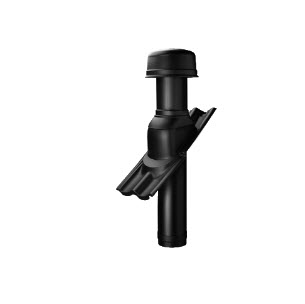 Ubbink geisol. dakdoorvoer 180mm zwart