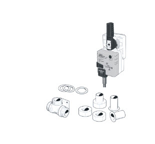 Nibe vcc 28 wisselklep koeling tbv split unit en f2040-16