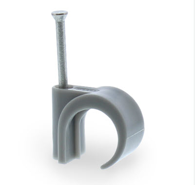 IB Spijkerclip doos HDPE 16-19mm staal 40mm UV gr