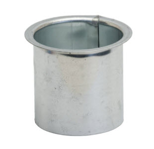 zinken tapeind ovaal voor mastgoot d = 80 x 100 afbeelding 2