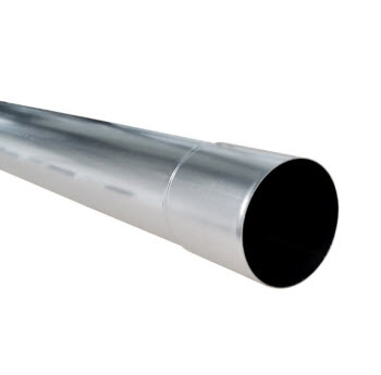 zinken buis 80mm p/lengte (l=3mtr) 0.65 dik
