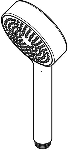 hansabasicjet hand douche 9 liter (1 straal.  95 mm) afbeelding 2