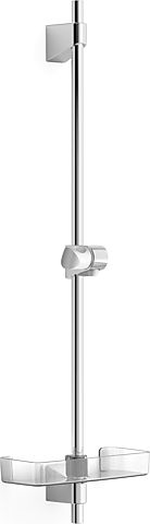 hansabasicjet glijstangset (max.720 mm) met zeepschaal afbeelding 2
