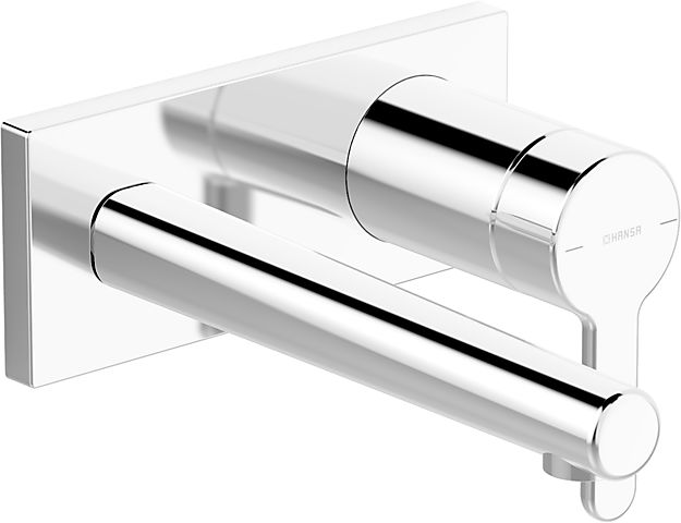 hansadesigno afbouwdeel wastafel wandmengkraan (voor 57860200 en 44000 afbeelding 2
