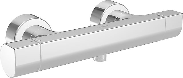 hansatemprastyle douchethermostaat met s-kopp.1/2 x3/4 afbeelding 2