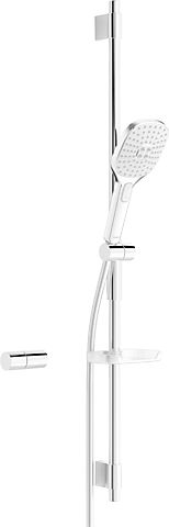 hansaactivejet style doucheset. 3 str. 120mm. max.970 mm. zeepschaal afbeelding 2