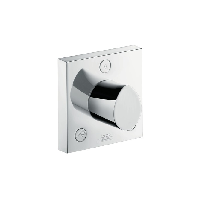 hansgrohe ax starck organic vrijstaande badthermostaat afbouwdeel chroom afbeelding 2