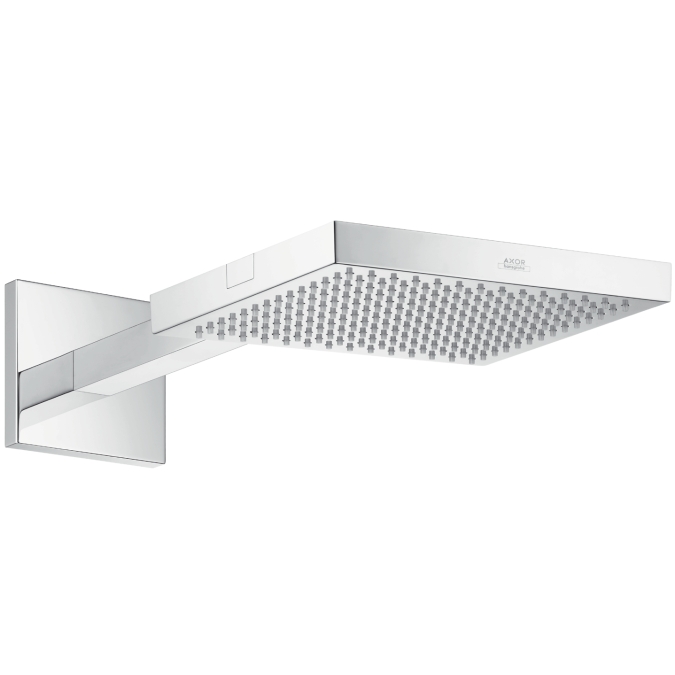 hg ax starck hoofddouche 240x240mm 10925000 chroom met douche-arm afbeelding 2