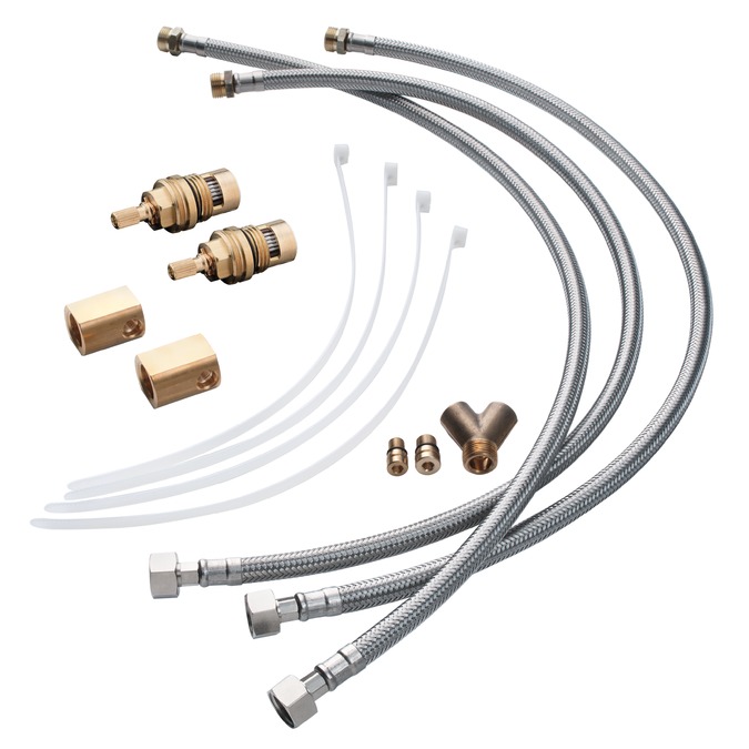 hansgrohe axor uitbreidingsset 3gats wastafelkr. 38959000 afbeelding 2