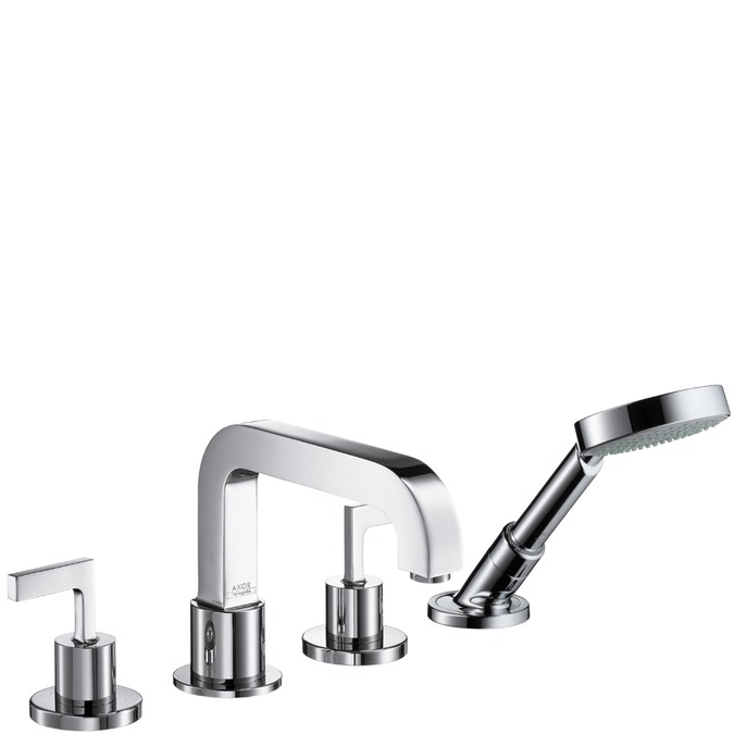 hg axor citterio 4-gats tegelr.mkr.m/rechte grepen 39454000 chroom afbeelding 2