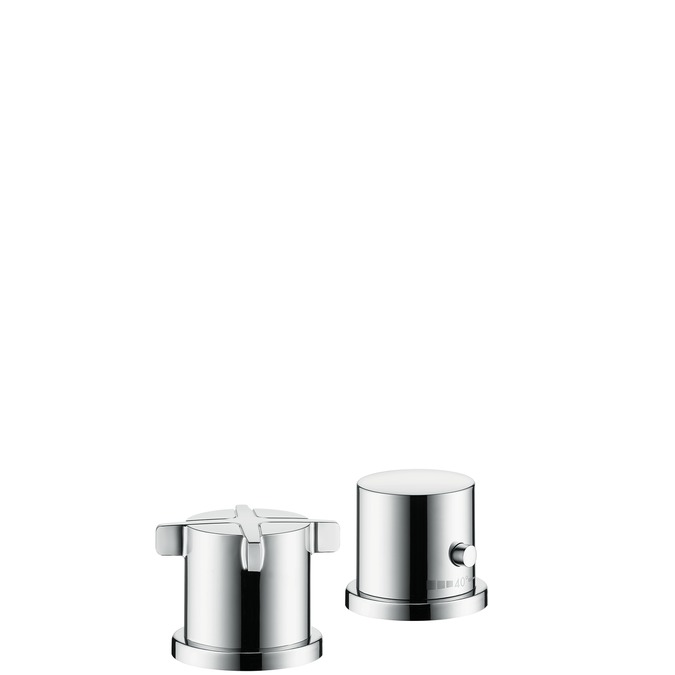 hansgrohe ax citterio e afbouwdeel 2-gats badrandthermostaat afbeelding 2