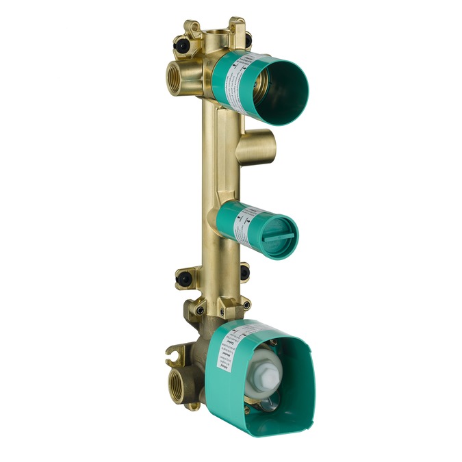 hansgrohe ax citterio e inbouwdeel thermostaatmodule 38x12 chr. 3 functies afbeelding 3