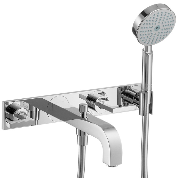 hg.axor citterio 4-gats badmkr.inb.m/re.gr.m/plaat 39442000 chroom afbeelding 3