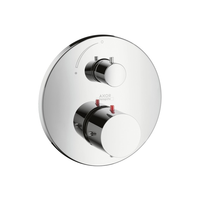 hansgrohe starck inbouwthermostaat met stopkraan 10700000 chroom afbeelding 2
