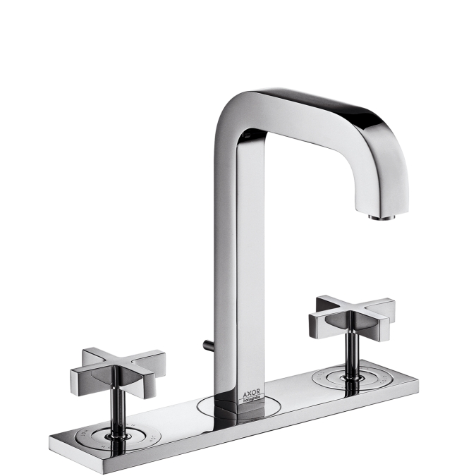hg axor citterio 3-gats wt.mkr.m/kruisgrepen plaat 39134000 chroom afbeelding 2