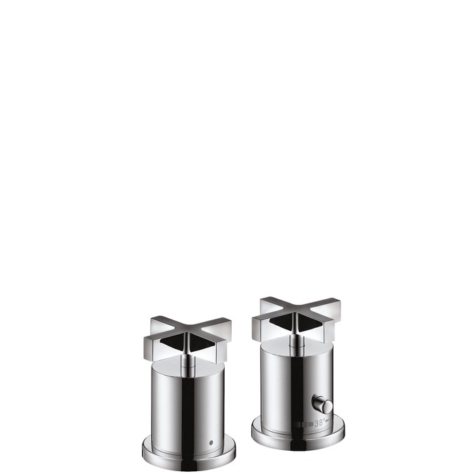 hg.axor citterio kl.set 2-gr.badtherm.kr.grepen 39480000 chroom afbeelding 2