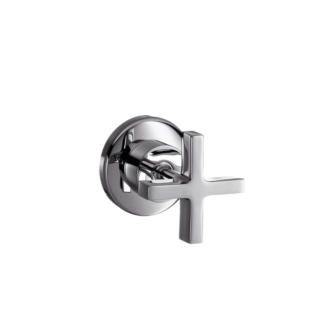 hg axor citterio klst stopkraan m/kruisgreep 39965000 chroom afbeelding 2