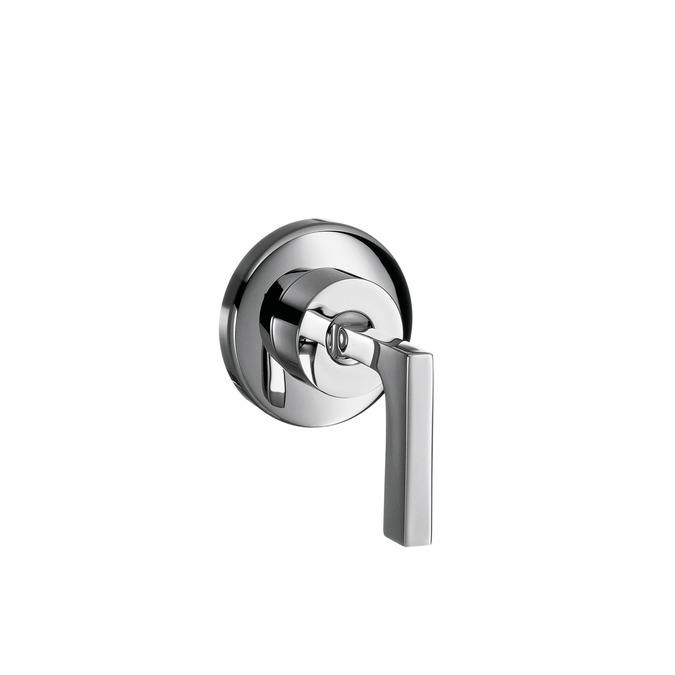 hg axor citterio klst stopkraan m/rechte greep 39960000 chroom afbeelding 2