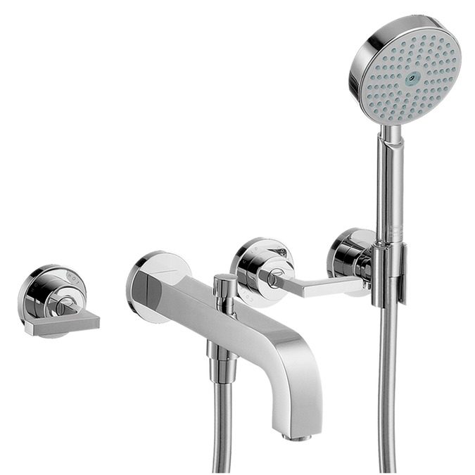 hg citterio kleurs.badmgkr.wandm.m/r.grepen. z/pl. 39448000 chroom afbeelding 2