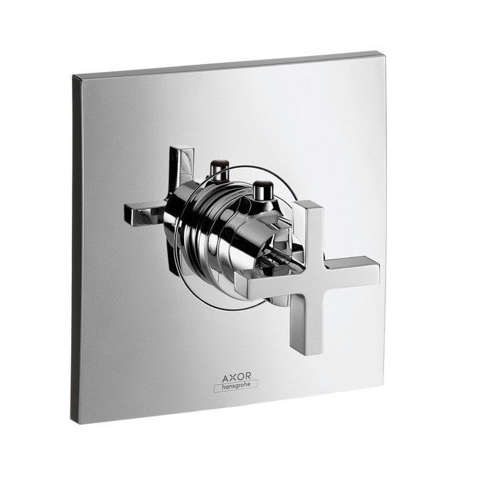 hg axor citterio highflow inb.thermostaat kruisgr. 39716000 chroom afbeelding 2
