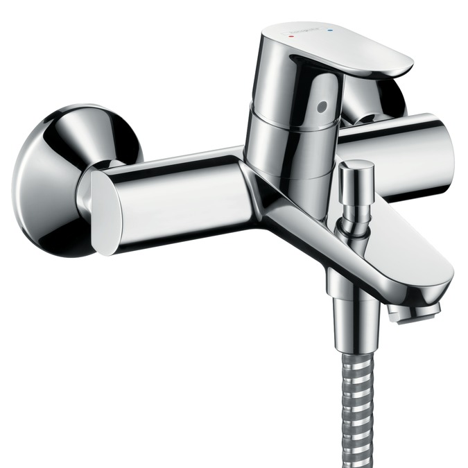 hansgrohe focus e2 eengreeps badmengkraan 31940000 chroom afbeelding 1