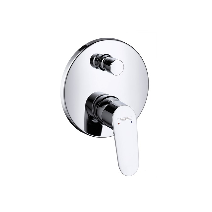 hansgrohe focus e2 afbouwdeel eengr.inb.badmengkr. 31945000 chroom afbeelding 2
