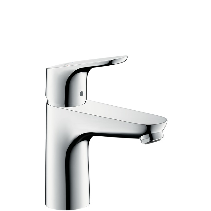 hansgrohe focus wastafelmengkraan 100 lowflow chroom incl.waste afbeelding 2