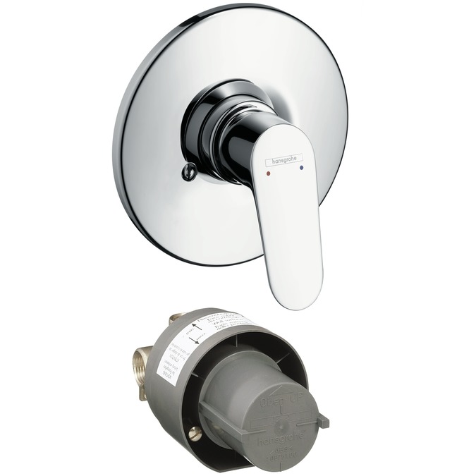 hansgrohe focus e2 inbouw douchemengkr.compl.set 31966000 chroom afbeelding 2