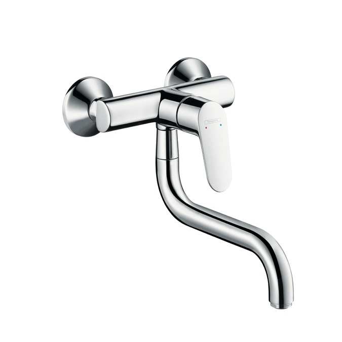 hansgrohe focus keukenkraan wanduitvoering 31825000 chroom afbeelding 1