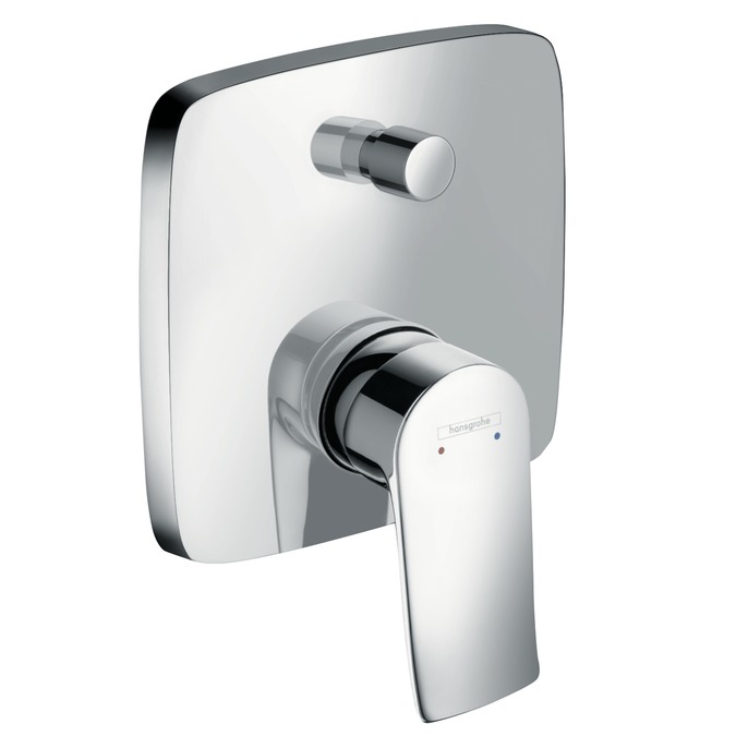 hansgrohe metris inb. bmk rechthoekig chroom afbeelding 3