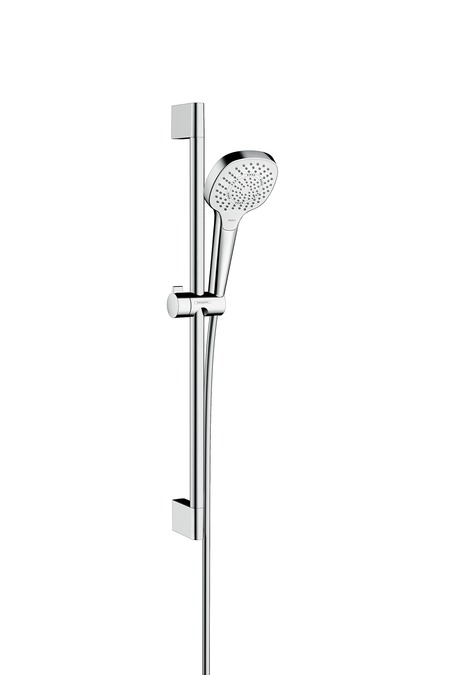 hansgrohe croma select e multi ecosmart glijstangset 65 cm wit/chroom afbeelding 2