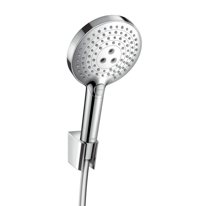 hansgrohe raindance select s 120 porters badset doucheslang 160 cm chroom afbeelding 2