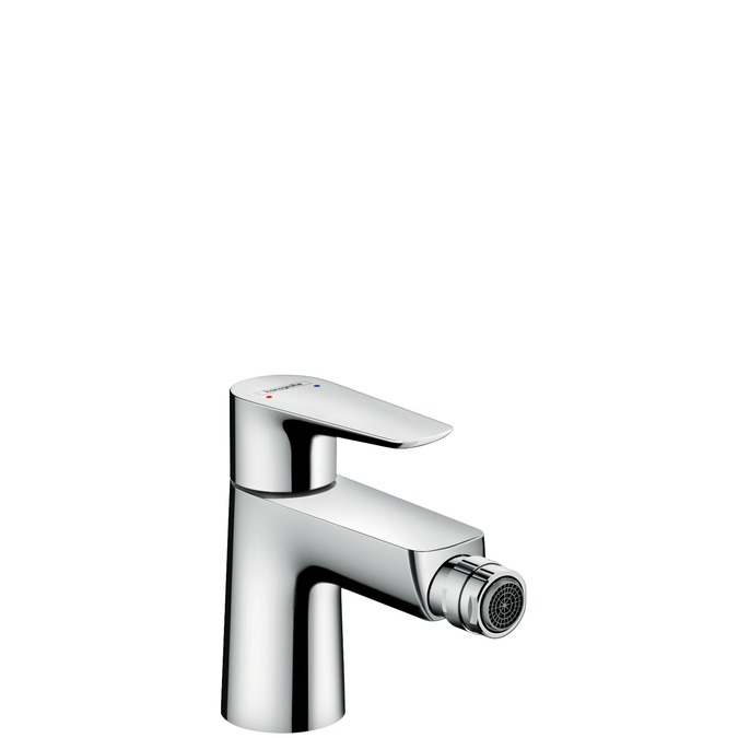 hansgrohe talis e eengreeps bidetmengkraan met wastegarnituur afbeelding 1