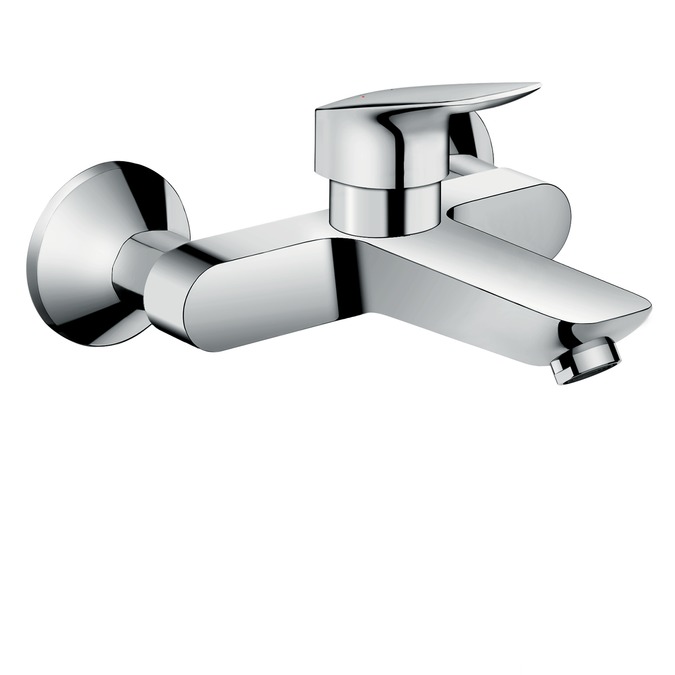 hansgrohe logis inb. wtm wandmontage chroom afbeelding 2