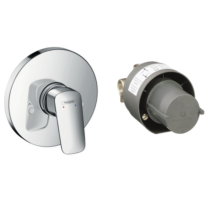 hansgrohe logis inbouw douchekraan compleet chr afbeelding 2