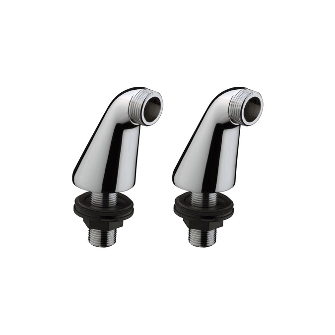 hgrohe staande koppelingen (set) voor badmengkraan 1492000 chroom afbeelding 3