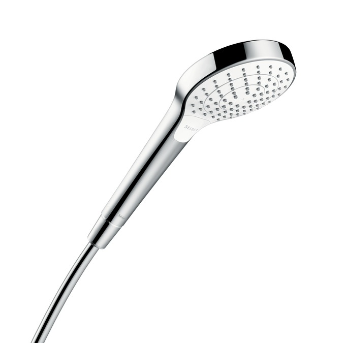 hansgrohe croma select s vario ecosmart 9 l/min handdouche wit/chroom afbeelding 3