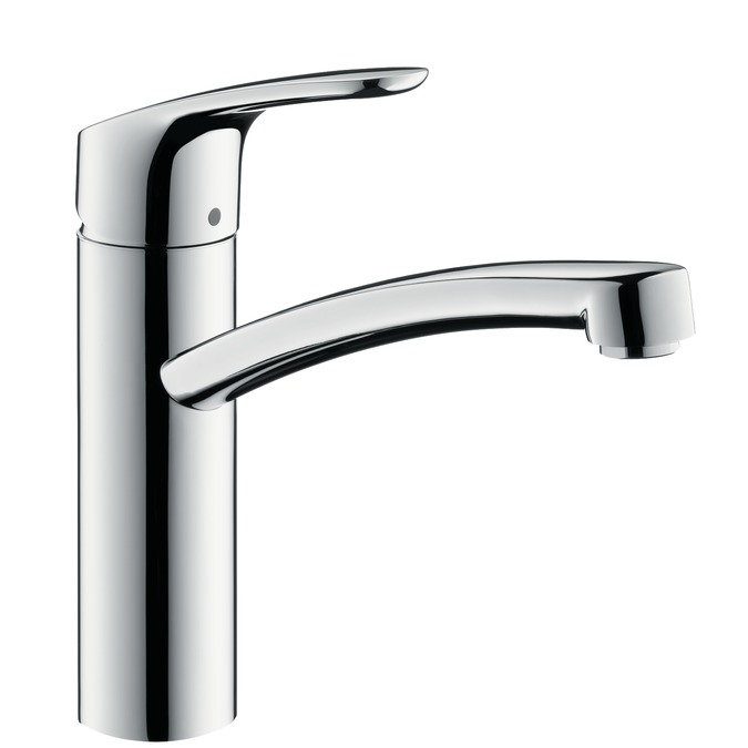 hansgrohe focus e2 keukenkraan 31806800 rvs look afbeelding 1