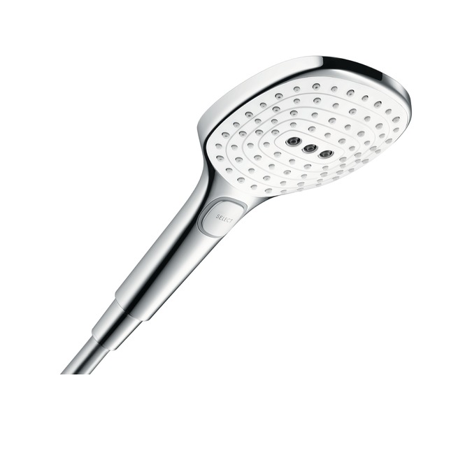 hansgrohe raindance select120 ecosmart 3jet handd. 26521400 wit/chroom afbeelding 2