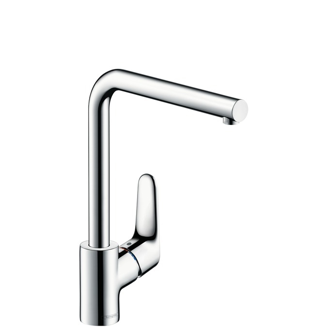 hansgrohe focus kmk rechte hoge uitloop chroom afbeelding 2