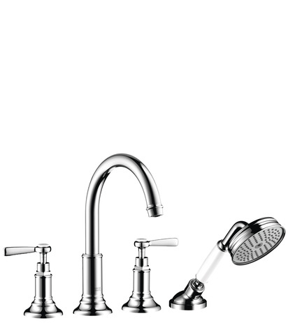 hansgrohe axor montreux afbouwdeel 4-gats badrandmengkraan chroom afbeelding 3