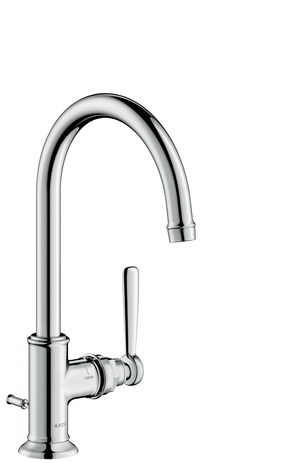 hansgrohe axor montreux eúngreeps wastafelmengkraan 210 met wastegarnituur chroom afbeelding 3