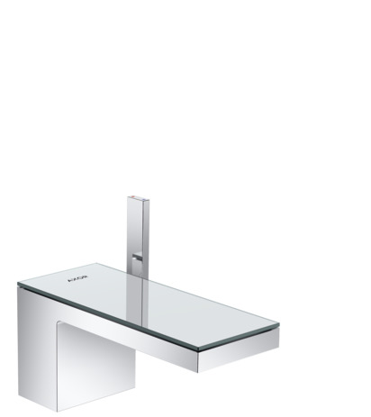 ax myedition eengreeps wastafelmengkraan 70 met push-open waste set afbeelding 3