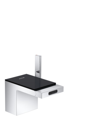 ax myedition bidetmengkraan zwart/chroom afbeelding 3