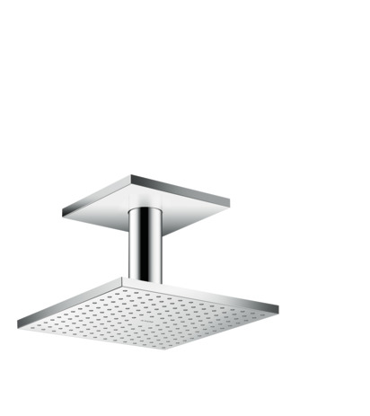 ax showersolutions hoofddouche 250250 1jet met plafondbevestiging chroom afbeelding 3