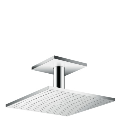 ax showersolutions hoofddouche 300/300 2jet met plafondbevestiging chroom afbeelding 3