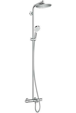 hansgrohe crometta s 240 1jet showerpipe for bath tub afbeelding 2