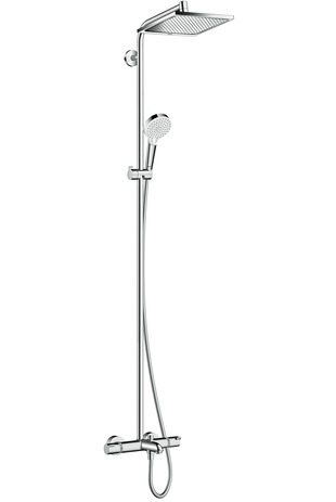 hansgrohe crometta e 240 1jet showerpipe for bath tub afbeelding 2